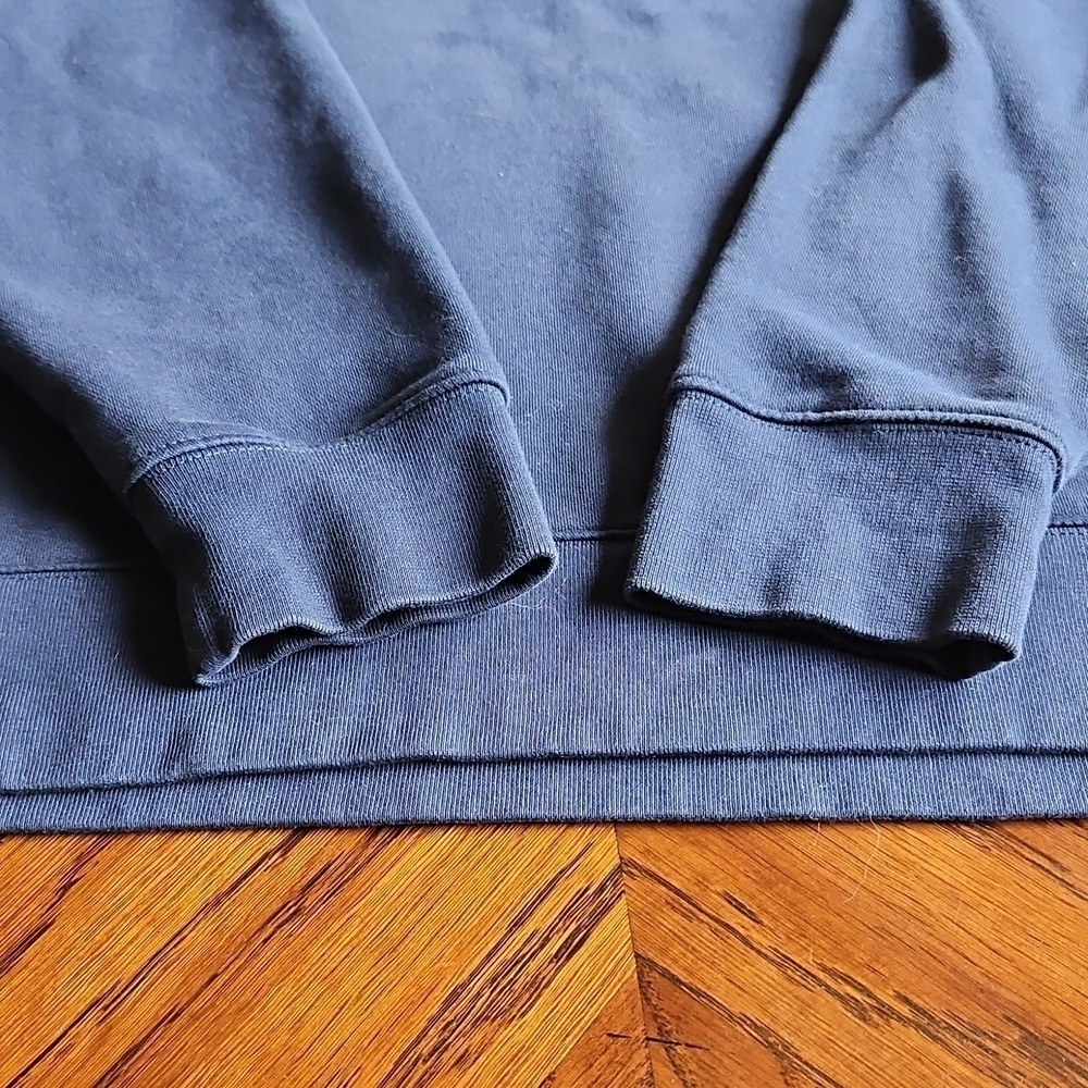 Levi's Unisex Blue Crewneck Cotton Blend Sweatshirt Size Large - Picture 8 of 14